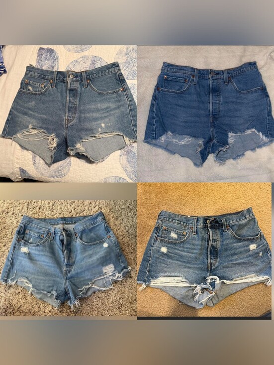Levi's Pants - 4 pairs of Levi's blue denim shorts bundle / de pop at meggirl100